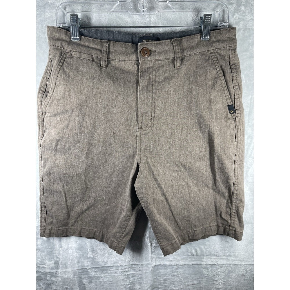 Men's Quiksilver Every Day Union Straight Fit Stretch Shorts Sz 30 Chino Reg Fit
